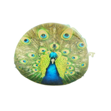 Material: Crystal Glass + 4C Printed Paper + Black Felt base with EVA     