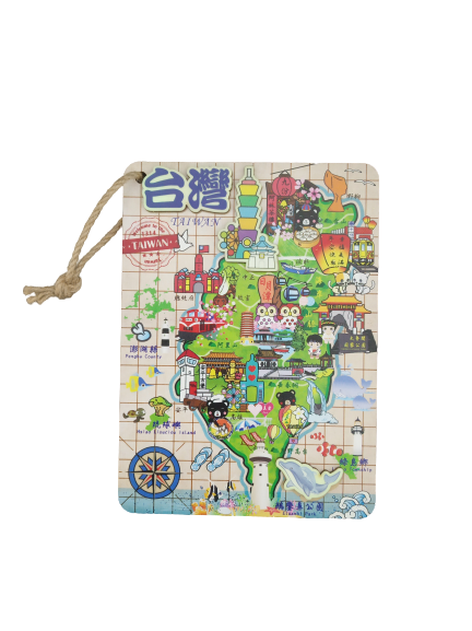 Material: Wooden , rope and paint