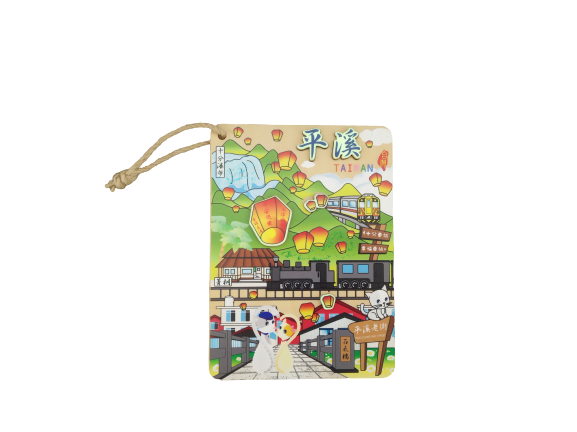 Material: Wooden , rope and paint