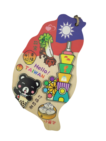 材質:木材、棉繩、塗料