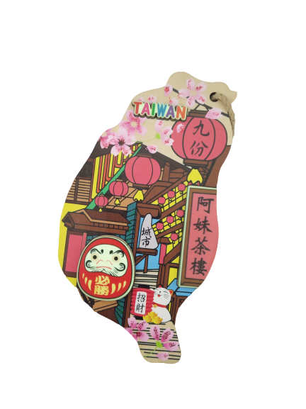 Material: Wooden , rope and paint